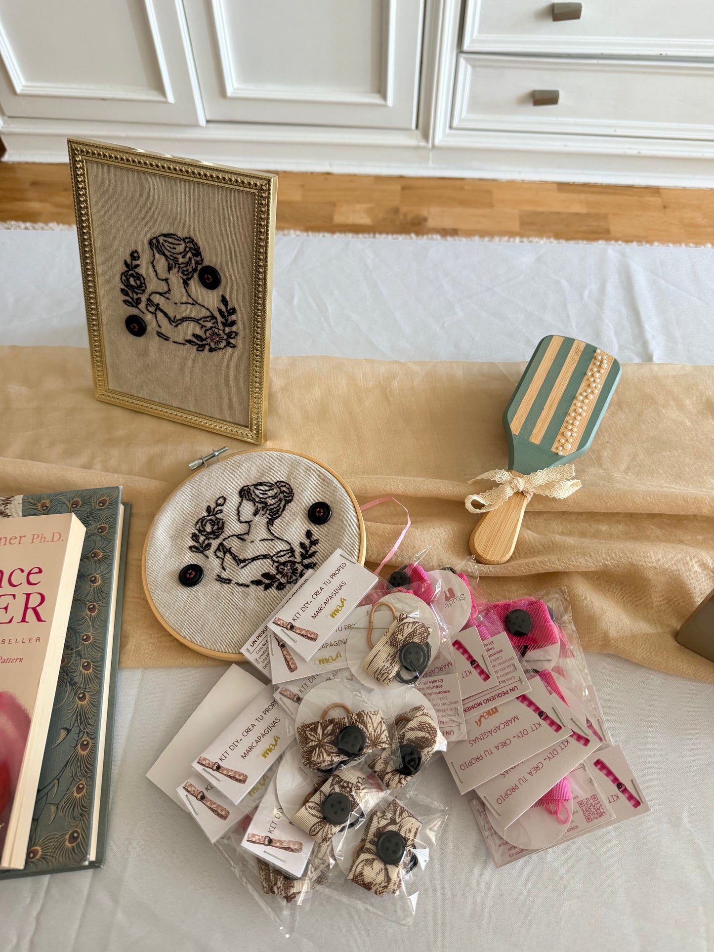 Kit Broderie Silhouette à Encadrer – DIY Débutant