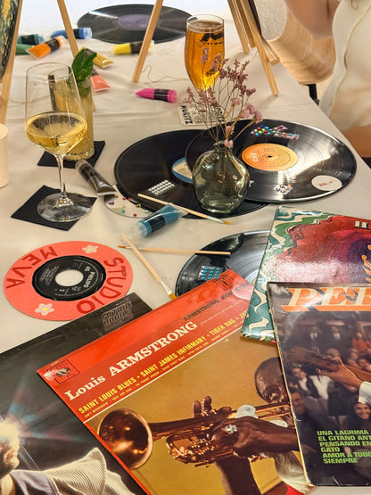Atelier Paint & Sip DIY : Peinture sur Vinyle – Barcelone 19/05