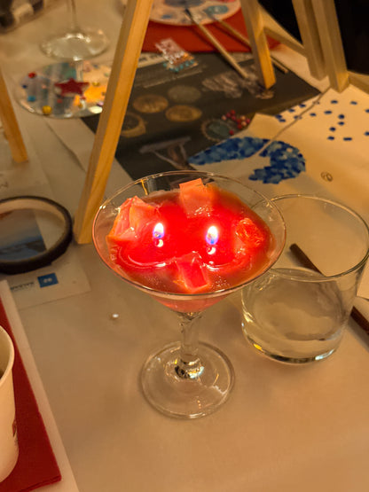 Atelier Drink & DIY : Cocktail Le Rosa & Bougie – Barcelone 9/06