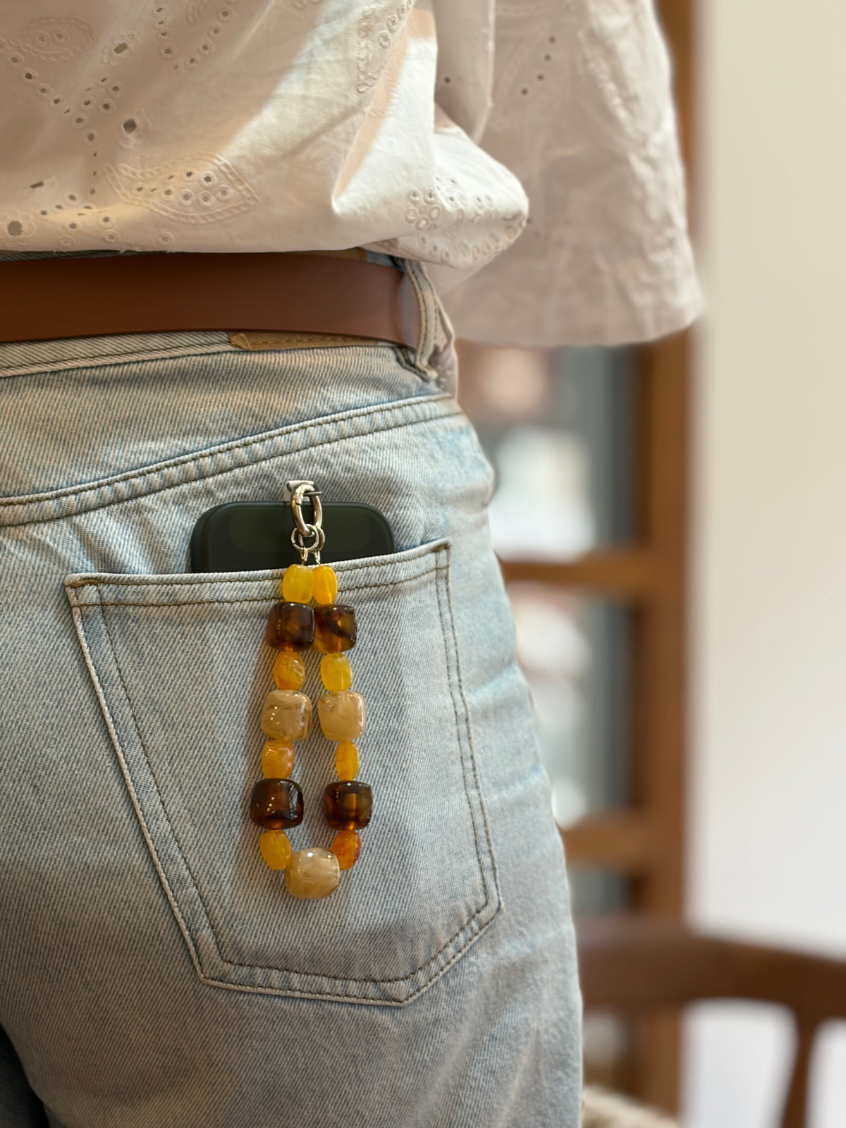 Charm de sac ou téléphone IT GIRL – Perles XXL & fait main